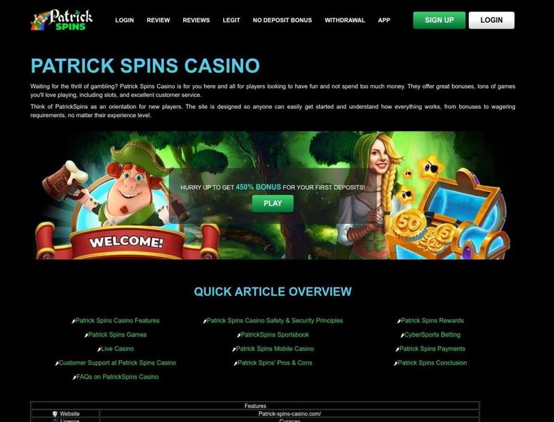 Best patrick spins in United Kingdom